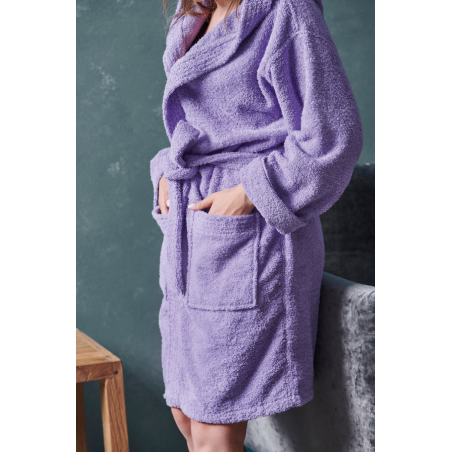 Μπουρνούζι Κοντό Με Κουκούλα Palamaiki Funky Misty