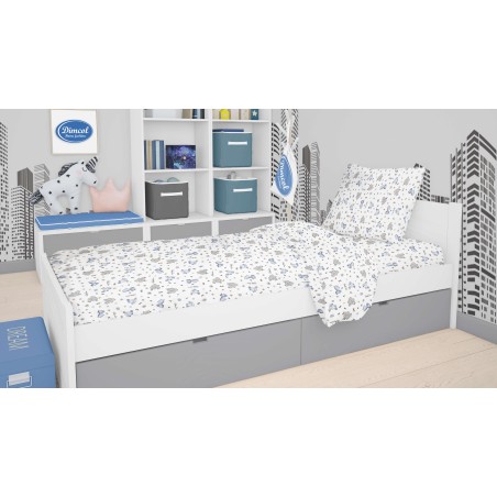 Πάπλωμα Μονό Dimcol Elephant 174 Blue 160x240