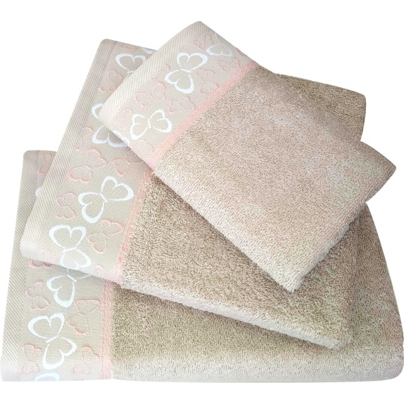 Σετ Πετσέτες Μπάνιου 3 Τεμαχίων Morven 2011 Μπεζ