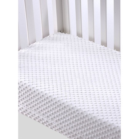 Κουβέρτα Fleece Ανάγλυφη Αγκαλιάς Morven Topitos 044 Λευκό 80x110