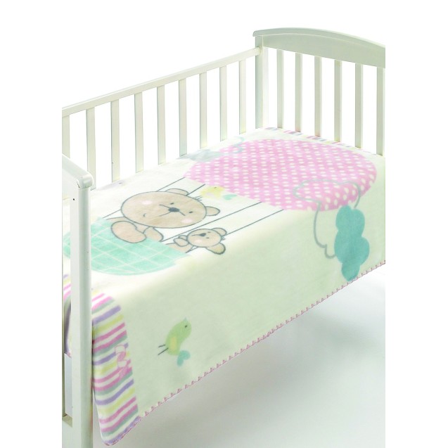 Κουβέρτα Βελουτέ Αγκαλιάς Morven Kidz C75 Ροζ...