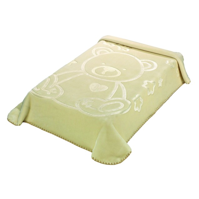 Κουβέρτα Βελουτέ Ανάγλυφη Κούνιας Morven Colour...