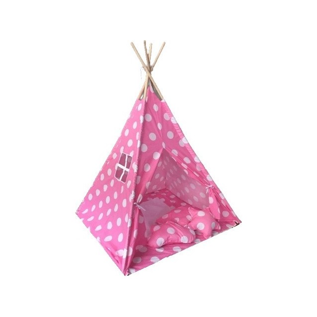 Σκηνή Baby Adventure Teepee Pink Dots BR75044