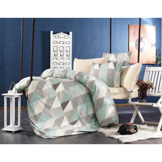 Σετ Σεντόνια Μονά 3 Τεμαχίων Dimcol Geometrical...