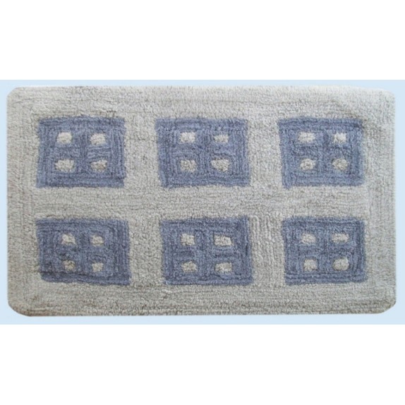 Πατάκι Μπάνιου Dimcol Παράθυρο Grey 50x85