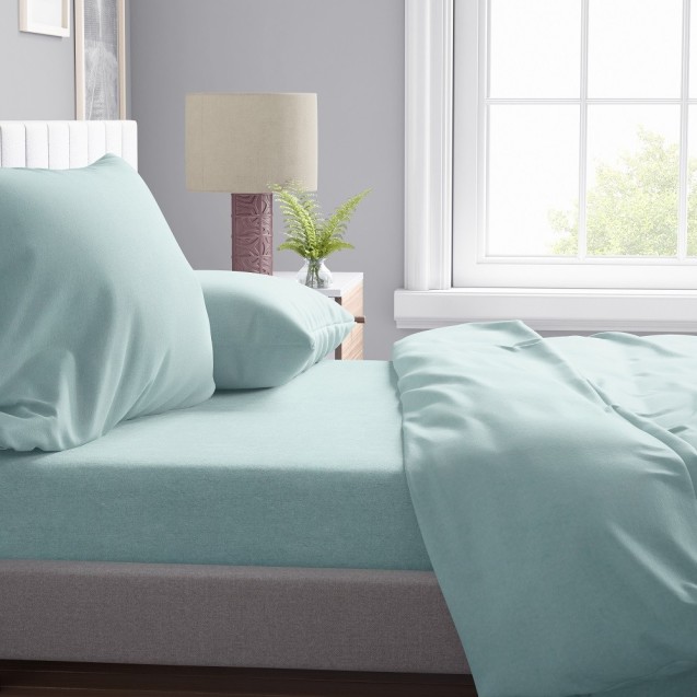 Μαξιλαροθήκη Dimcol Μελανζέ 05 Light Green 50x70