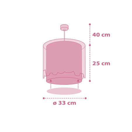 Παιδικό Φωτιστικό Οροφής Ango Little Elephant Pink 61332 S