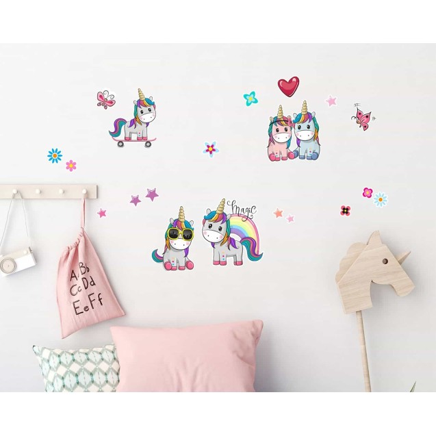 Διακοσμητικά Αυτοκόλλητα Τοίχου Ango Colorful...