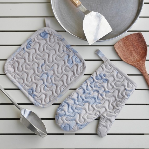 Σετ Πιάστρα Και Γάντι Melinen Amelia Εμπριμέ