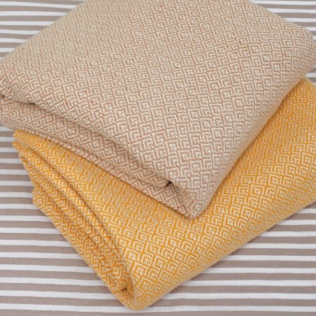 Κουβερτά Πλεκτή Κούνιας Melinen Alba Beige 120x170