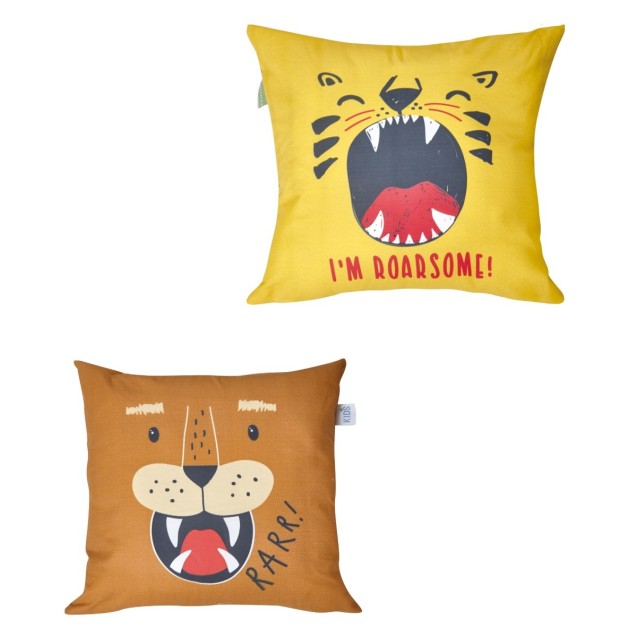 Μαξιλαροθήκη Διακόσμησης Διπλής Όψης Kentia...