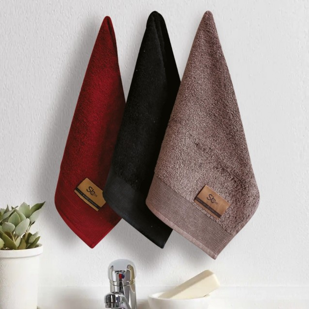 Σετ Πετσέτες Χεριών 3 Τεμαχίων Sb Home Elegante...