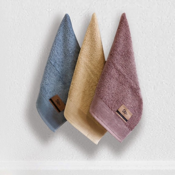 Σετ Πετσέτες Χεριών 3 Τεμαχίων Sb Home Elegante No 2