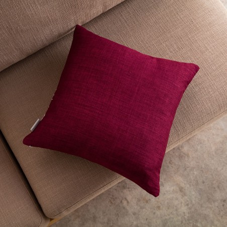 Μαξιλαροθήκη Διακόσμησης Gofis Home Edna 43x43 Red Leather 162/02