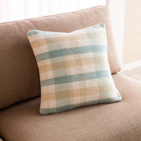 Μαξιλαροθήκη Διακόσμησης Gofis Home Tic-tac-toe 43x43 Aqua 477/11