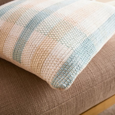 Μαξιλαροθήκη Διακόσμησης Gofis Home Tic-tac-toe 43x43 Aqua 477/11