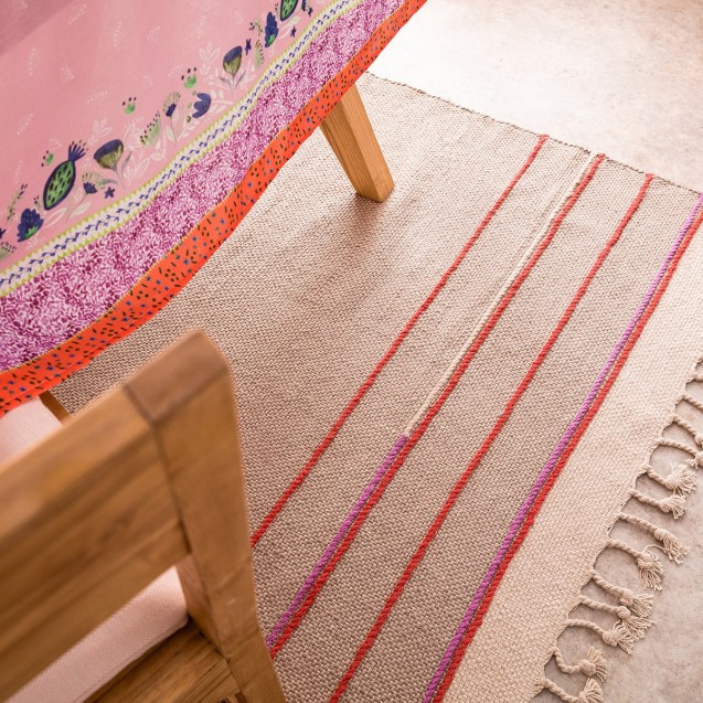 Τραπεζομάντηλο Gofis Home Eris 135x135 Ροζ 540/17