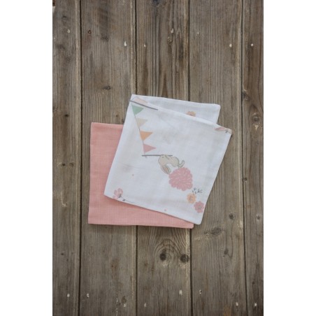 Σετ Πανάκια Ώμου 2 Τεμαχίων Nima Bunny Love 25x50