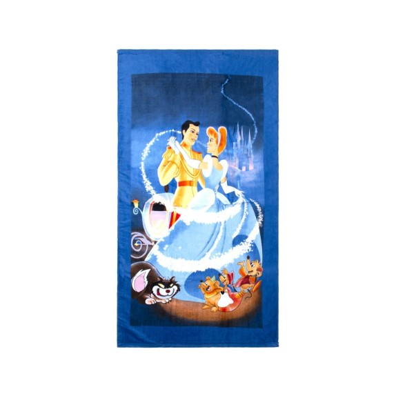 Πετσέτα Θαλάσσης Βελουτέ Dimcol Σταχτοπούτα 121 Digital...