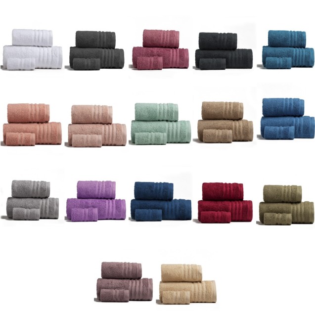 Σετ Πετσέτες 3 Τεμαχίων Melinen Premio