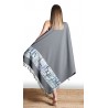 Πετσέτα Θαλάσσης Guy Laroche Pestemal 12 Anthracite 90x170