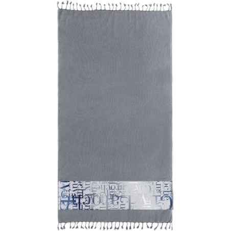 Πετσέτα Θαλάσσης Guy Laroche Pestemal 12 Anthracite 90x170