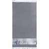 Πετσέτα Θαλάσσης Guy Laroche Pestemal 12 Anthracite 90x170