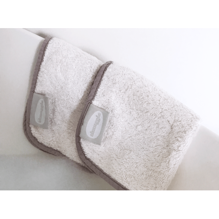 Shnuggle Πετσετάκια πλυσίματος Ροζ ρέλι σετ 3 τμχ / 25x25 cm