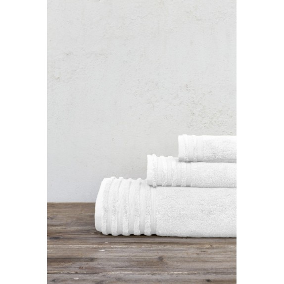 Πετσέτα Προσώπου Nima Vista White 50x100