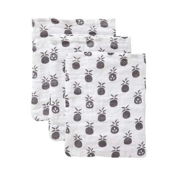 Σετ Πετσετάκια Πλυσίματος 3 Τεμαχίων Fresk Pineapple...