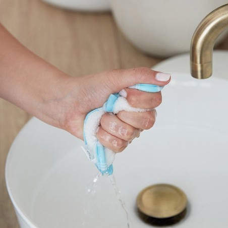 Σετ Πετσετάκια Ντεμακιγιάζ 3 Τεμαχίων Dock & Bay Chamomile Blue 12x10