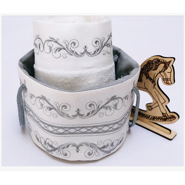 Καλαθάκι Καλλυντικών Raison D’Etre Signature Γκρι