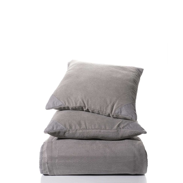 Ριχτάρι Διθέσιου Silk Fashion 1715 Γκρί 180x250