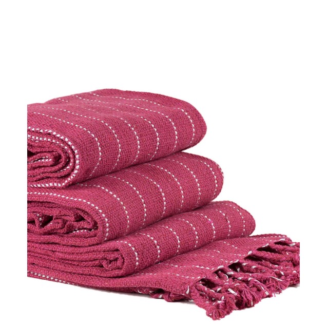 Σετ Ριχτάρια 3 Τεμαχίων Silk Fashion Φούξια