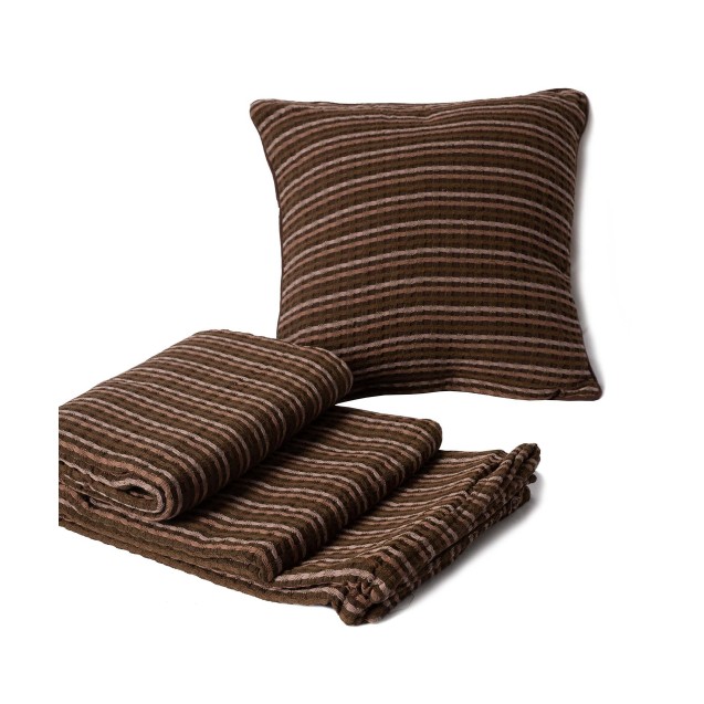 Ριχτάρι Διθέσιου Silk Fashion Multisquare Καφέ...