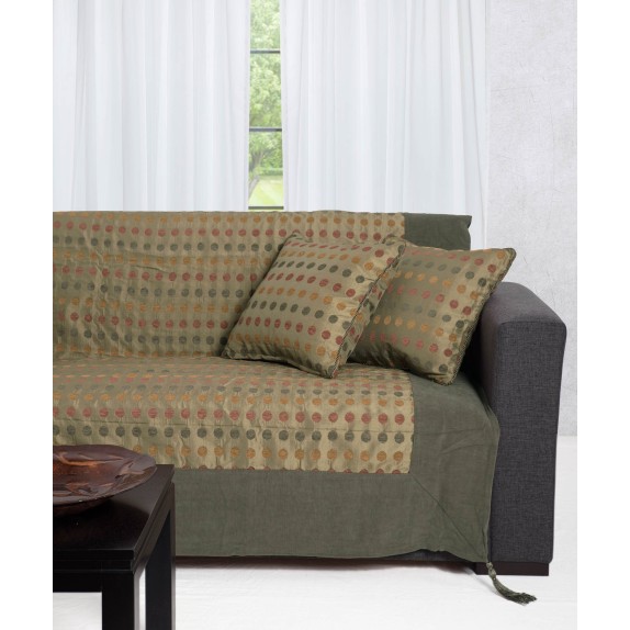 Σετ Ριχτάρια 3 Τεμαχίων Silk Fashion 602 Πουά Πράσινο