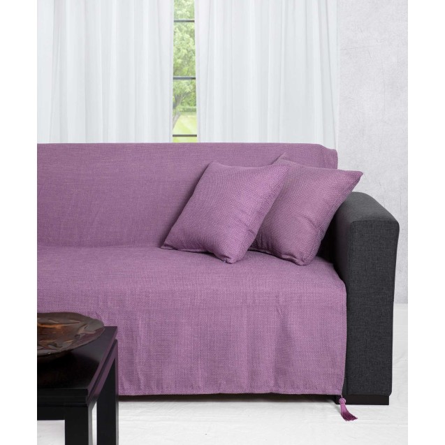 Ριχτάρι Τριθέσιου Silk Fashion 9925 Λιλά 180x300