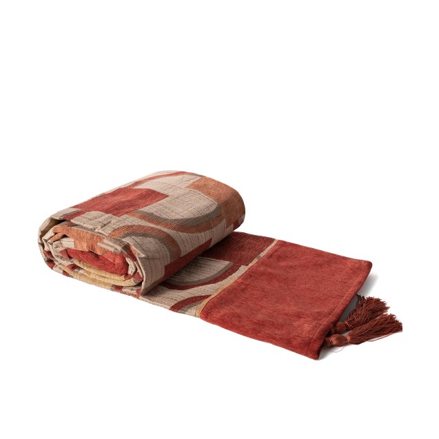 Ριχτάρι Τριθέσιου Silk Fashion 9216 Πορτοκαλί...