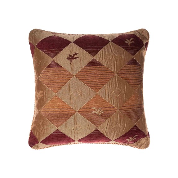 Μαξιλαροθήκη Διακόσμησης Silk Fashion Nq023 Μπορντώ 45x45