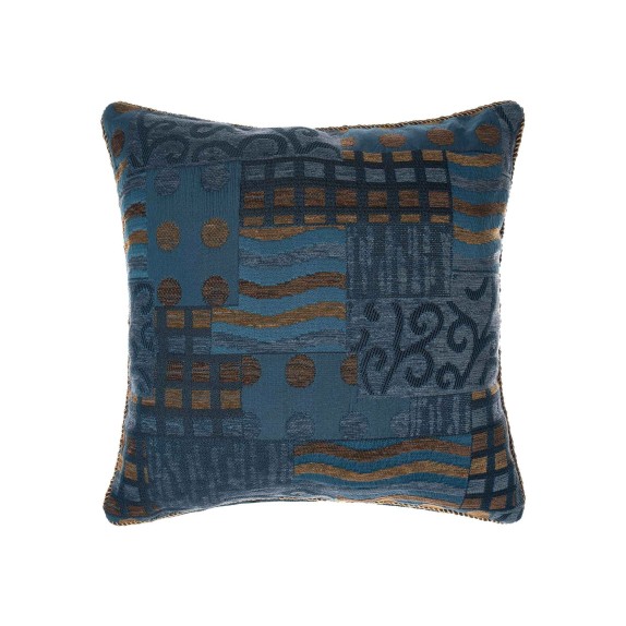 Μαξιλαροθήκη Διακόσμησης Silk Fashion 602 Πυκνό Μπλε 65x65