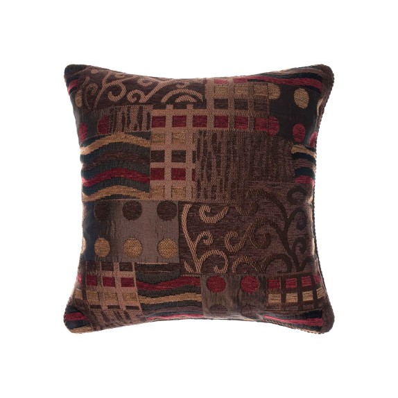 Μαξιλαροθήκη Διακόσμησης Silk Fashion 602 Πυκνό Καφέ 45x45