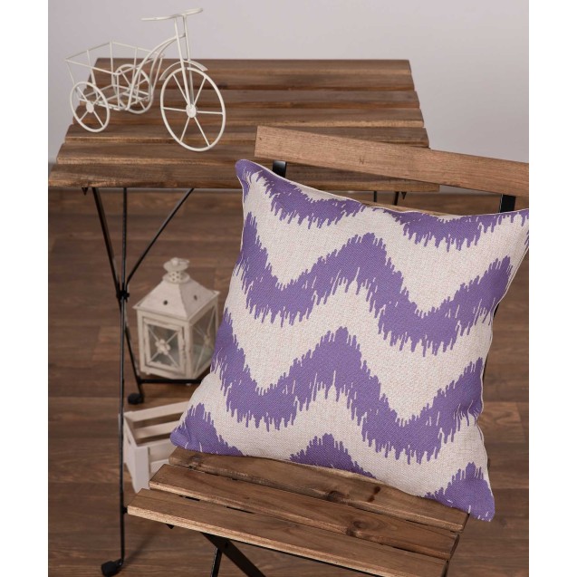 Μαξιλαροθήκη Διακόσμησης Silk Fashion Λινό 19...