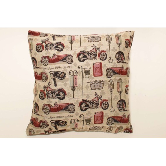 Μαξιλαροθήκη Διακόσμησης Silk Fashion Cars And Bikes 45x45