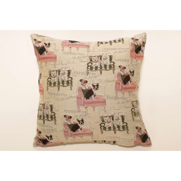Μαξιλαροθήκη Διακόσμησης Silk Fashion Dogs 45x45