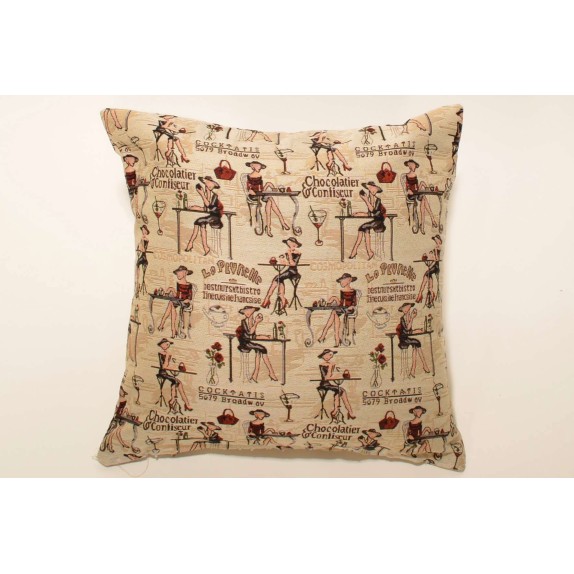 Μαξιλαροθήκη Διακόσμησης Silk Fashion Ladies 45x45