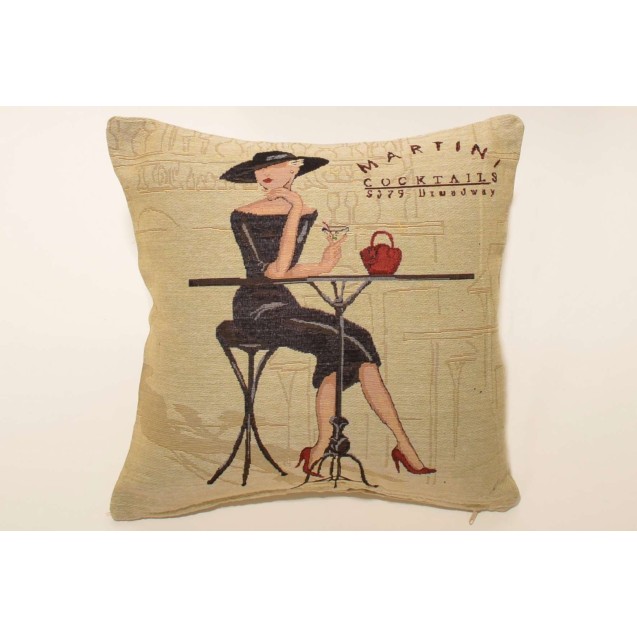 Μαξιλαροθήκη Διακόσμησης Silk Fashion Martini...