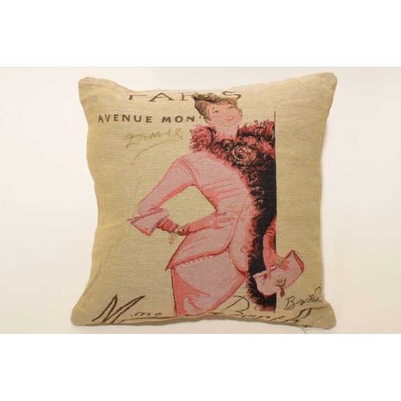 Μαξιλαροθήκη Διακόσμησης Silk Fashion Paris 45x45
