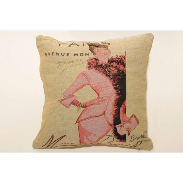 Μαξιλαροθήκη Διακόσμησης Silk Fashion Paris 45x45