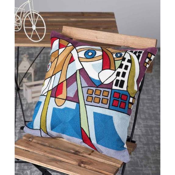 Μαξιλάρι Διακόσμησης Silk Fashion Πολύγαζο89 45x45