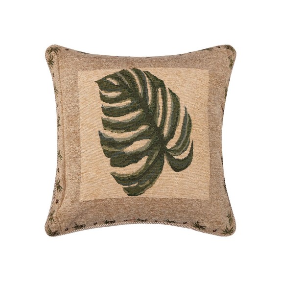 Μαξιλαροθήκη Διακόσμησης Silk Fashion Σενίλ Λουλούδι6 45x45